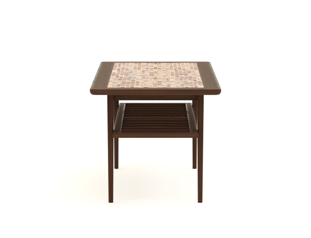 ローポリ_北欧ヴィンテージ・コーヒーテーブル