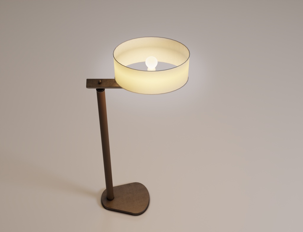 ローポリ_フロアランプ