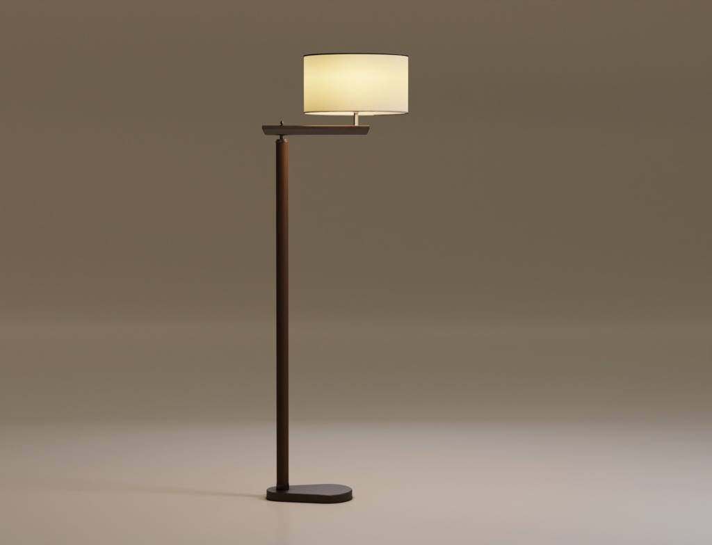 ローポリ_フロアランプ