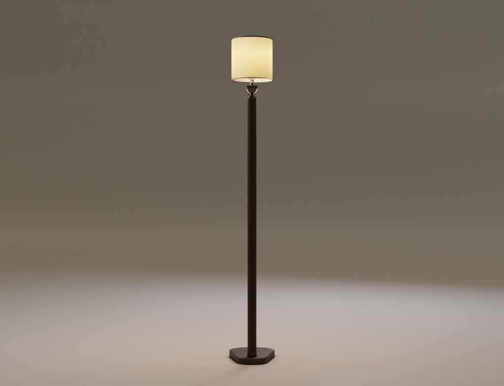 ローポリ_フロアランプ