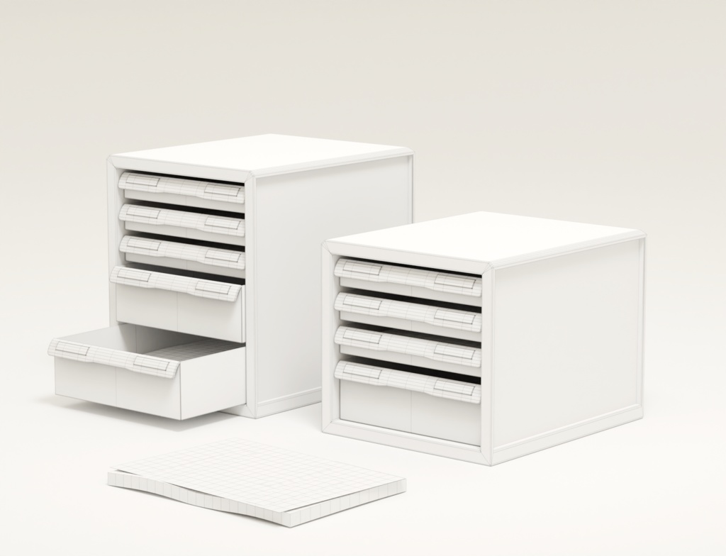 ローポリ_書類ケース