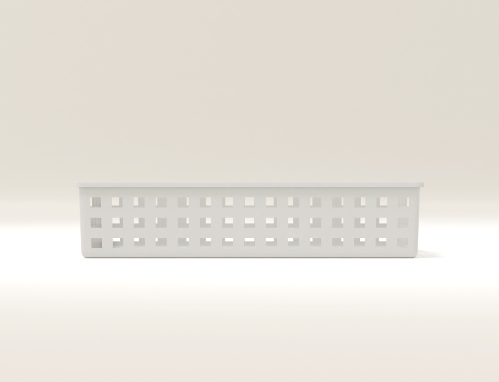 ローポリ_プラスチック収納バスケット