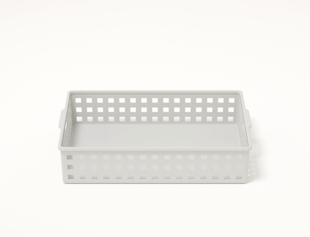 ローポリ_プラスチック収納バスケット