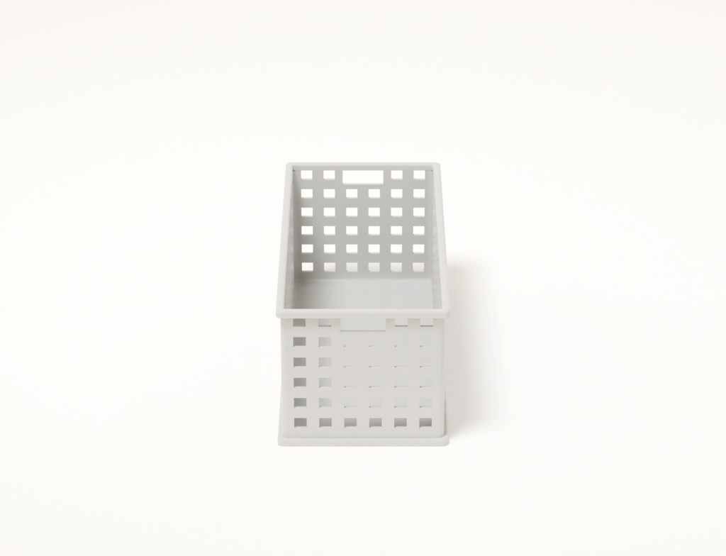 ローポリ_プラスチック収納バスケット