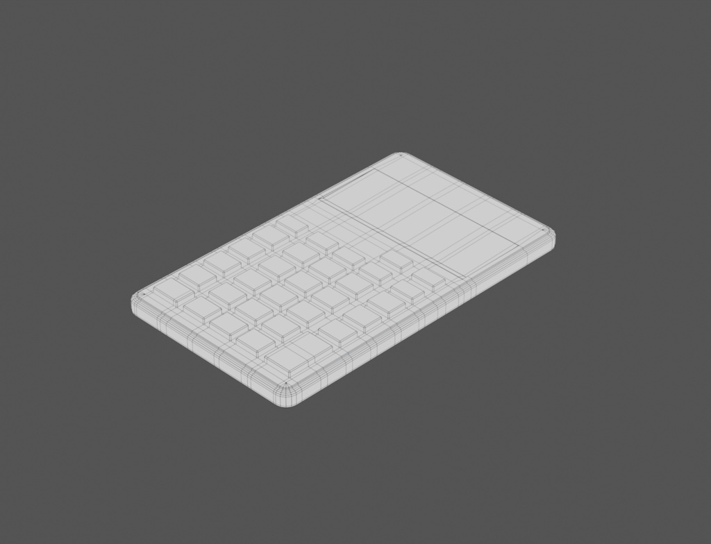 ローポリ_卓上計算機