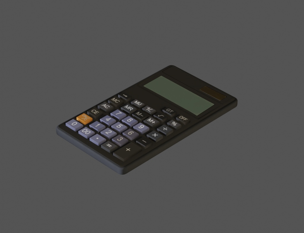 ローポリ_卓上計算機