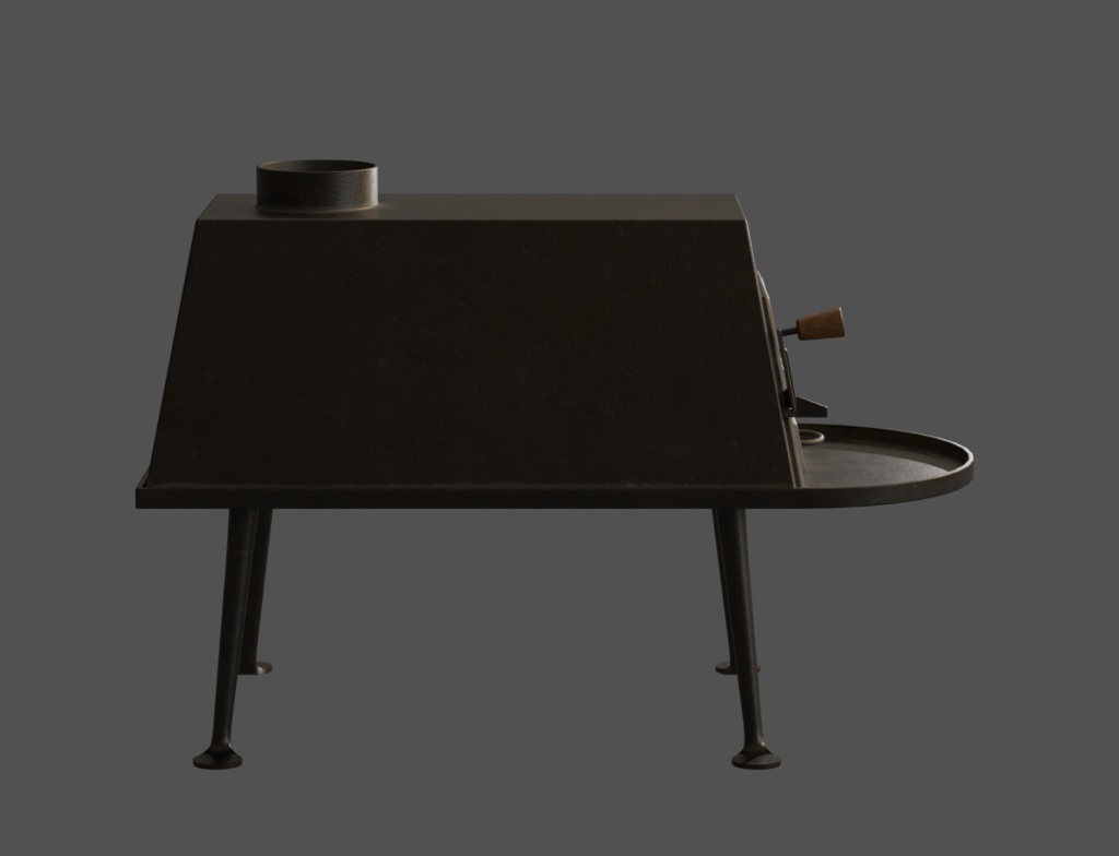 ローポリ_シェーカータイプ・ストーブ