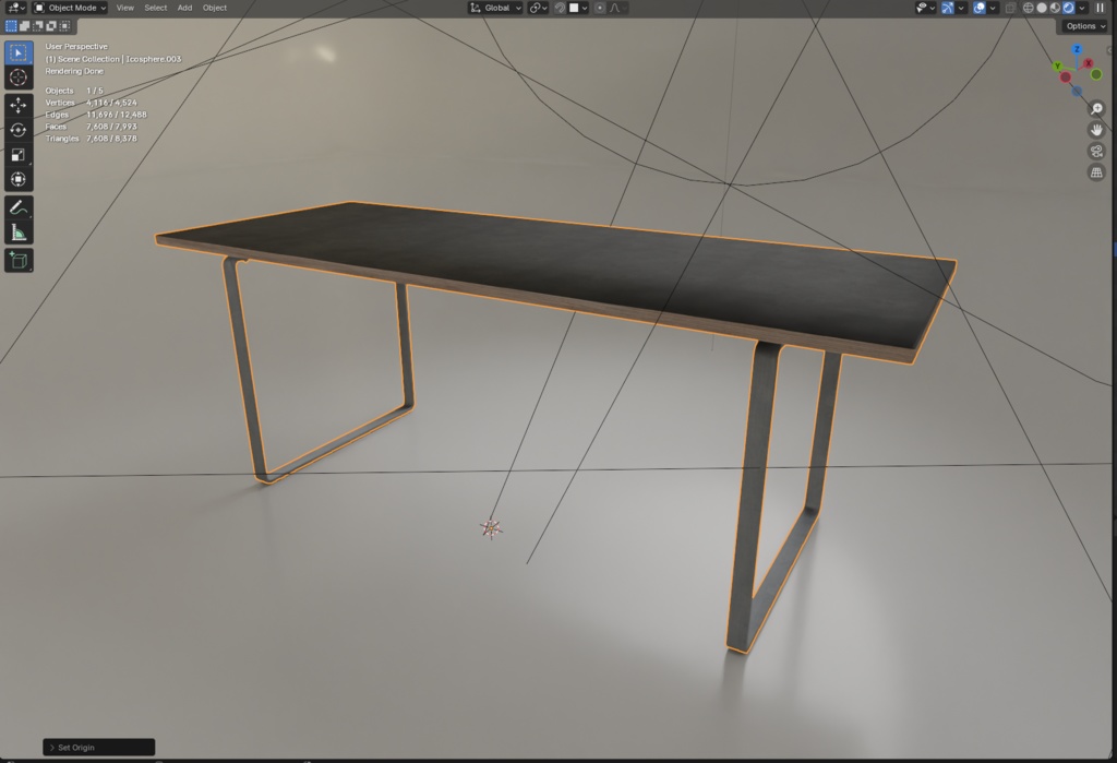 ローポリ_ワークデスク