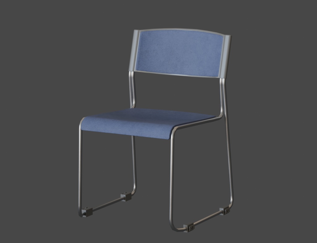 ローポリ_スタッキングチェア