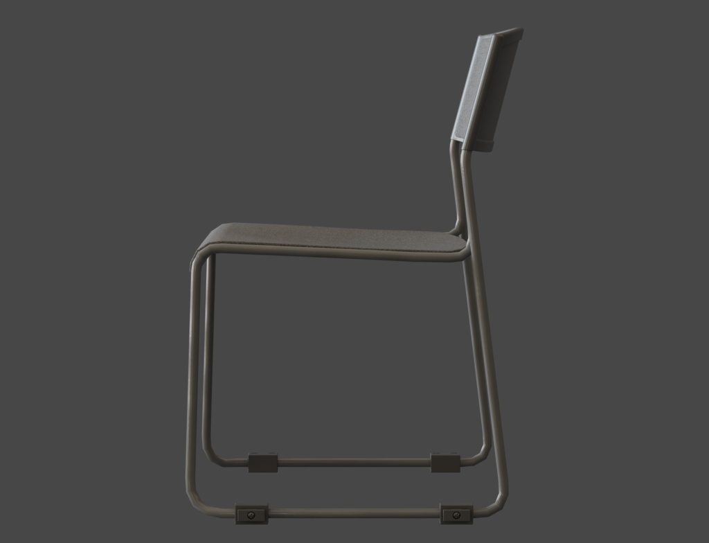 ローポリ_スタッキングチェア