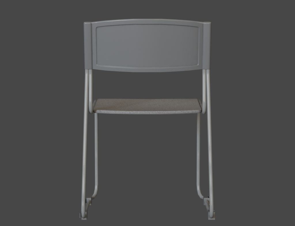 ローポリ_スタッキングチェア