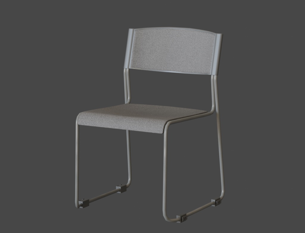 ローポリ_スタッキングチェア