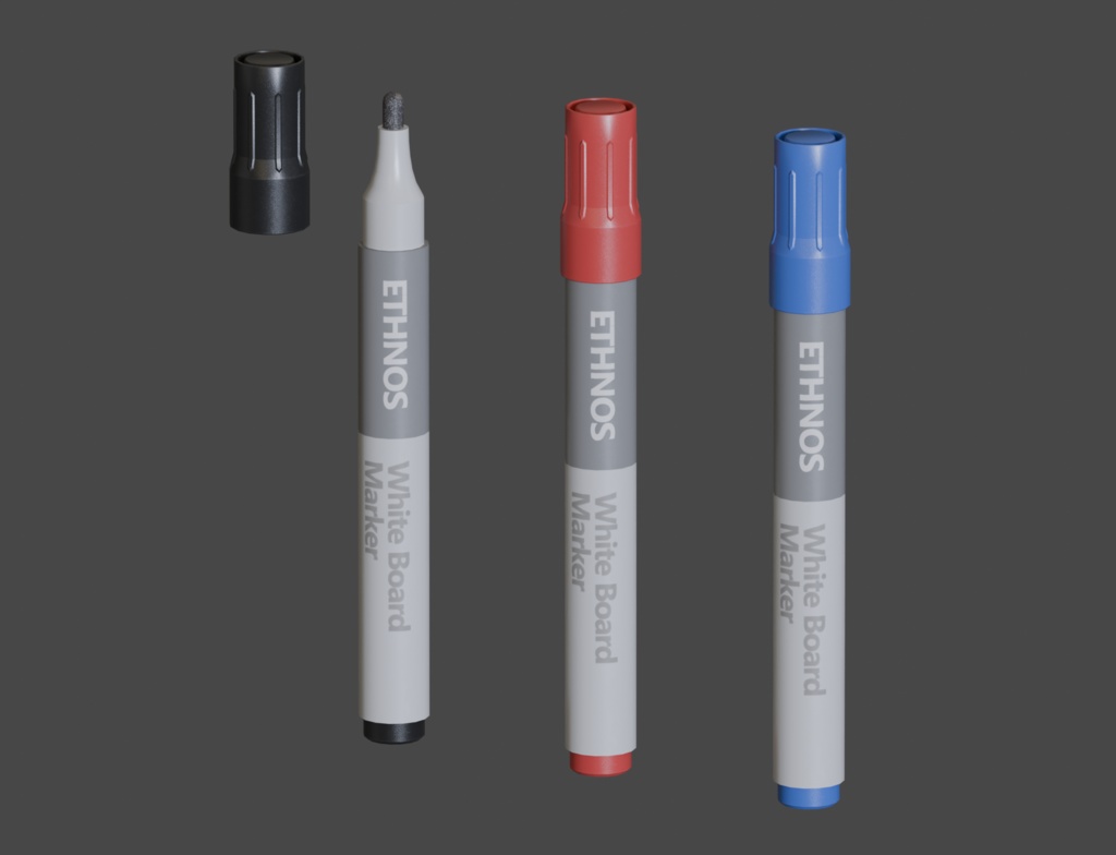 ローポリ_ホワイトボードセット