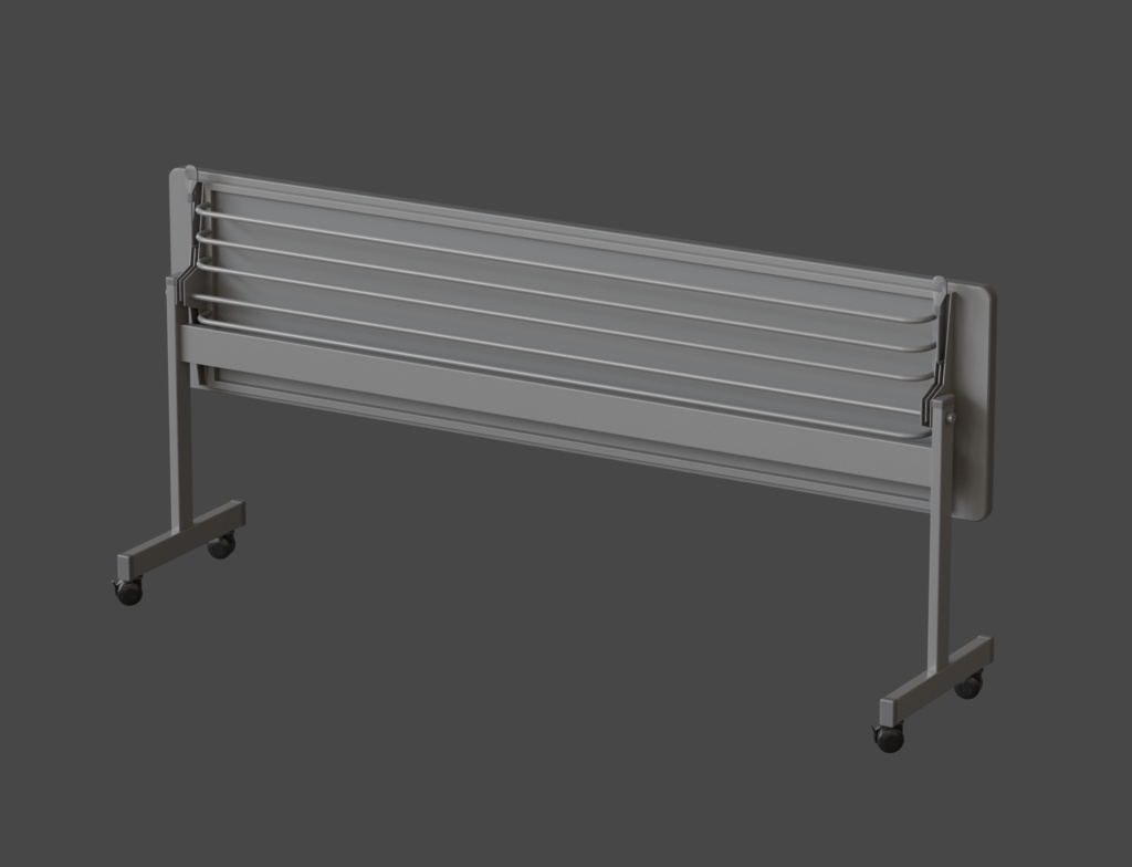 ローポリ_折り畳み会議用テーブル