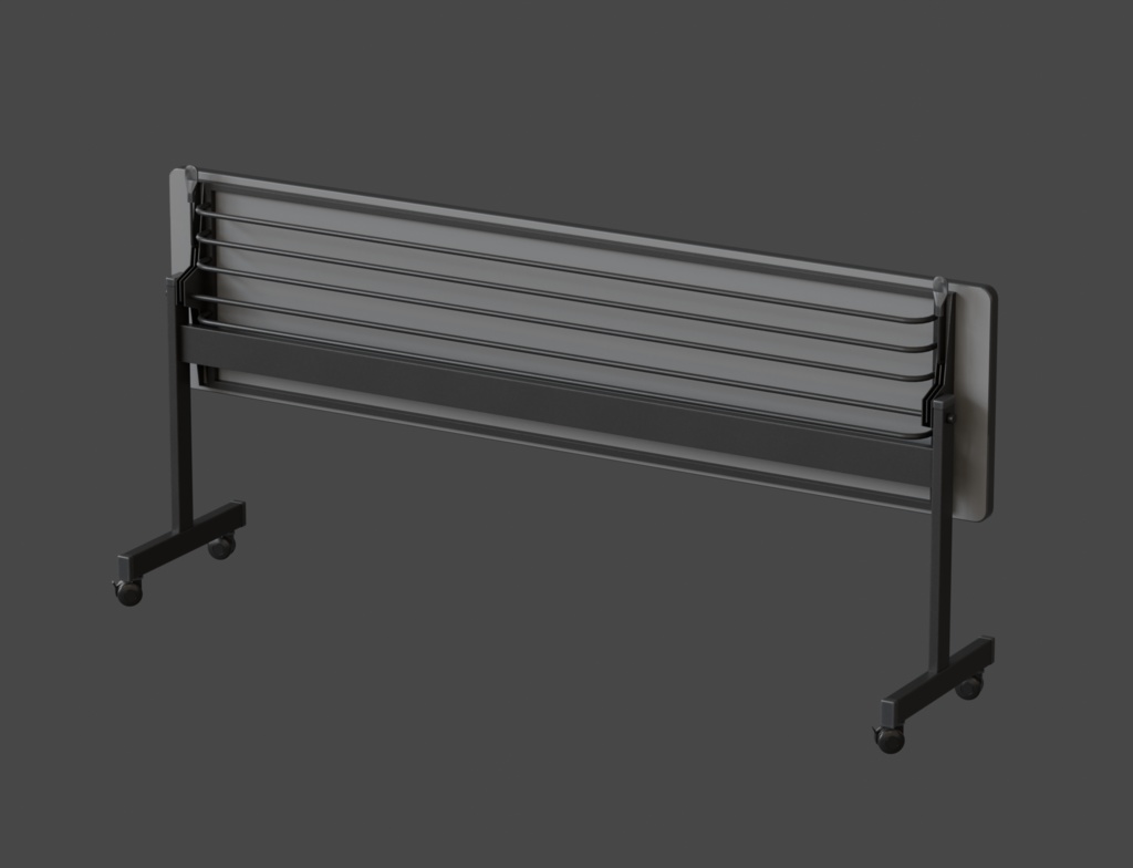 ローポリ_折り畳み会議用テーブル