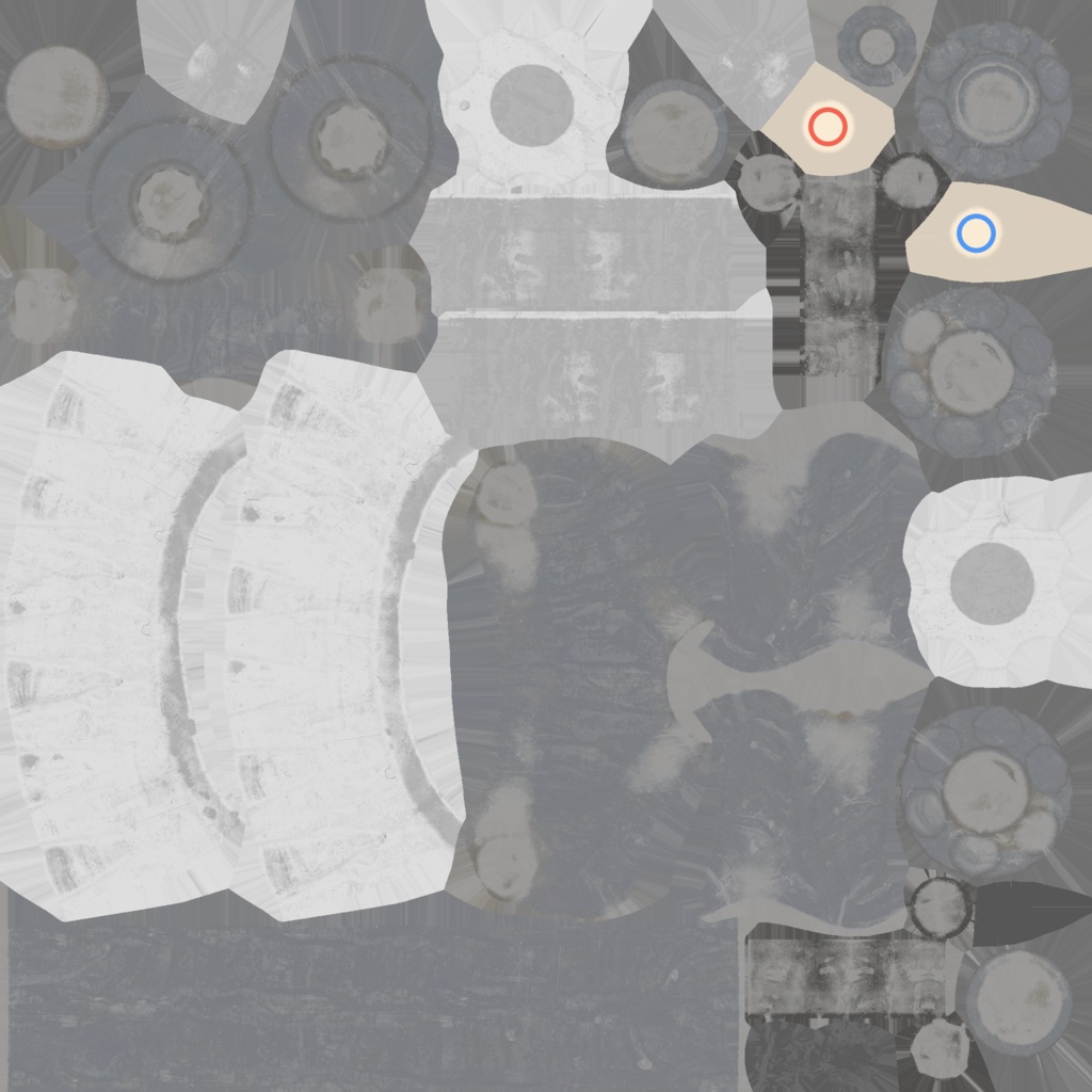 ローポリ_古いキッチン混合水栓