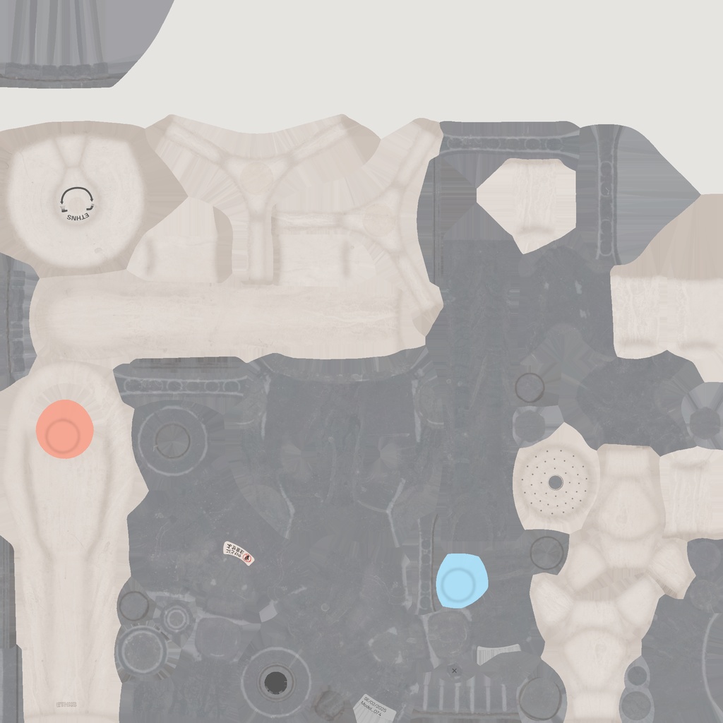 ローポリ_古いシャワーセット