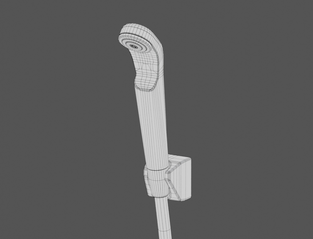 ローポリ_古いシャワーセット