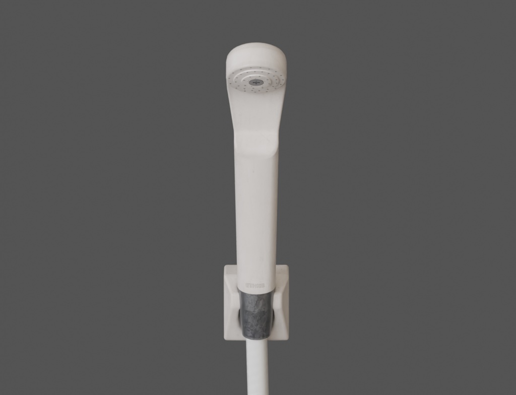 ローポリ_古いシャワーセット