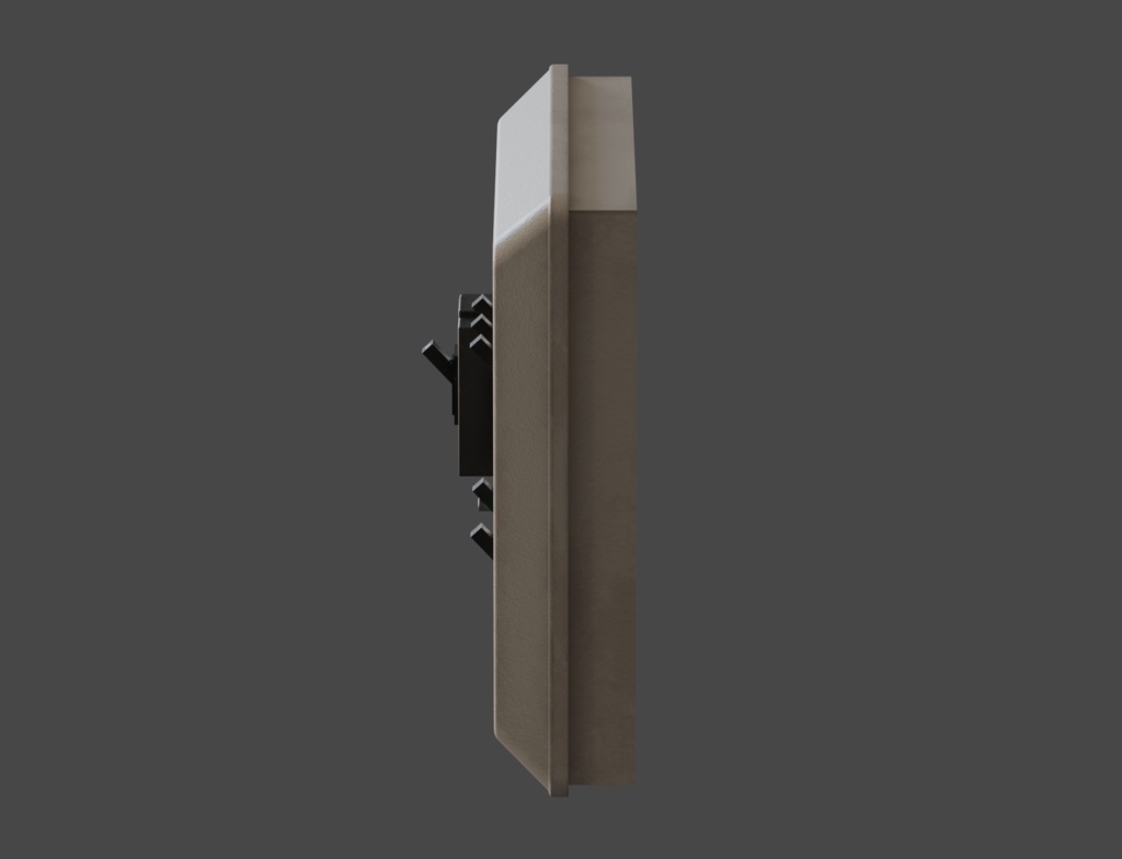 ローポリ_日本製・古い分電盤