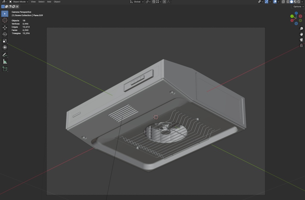 ローポリ_日本製・古いレンジフード