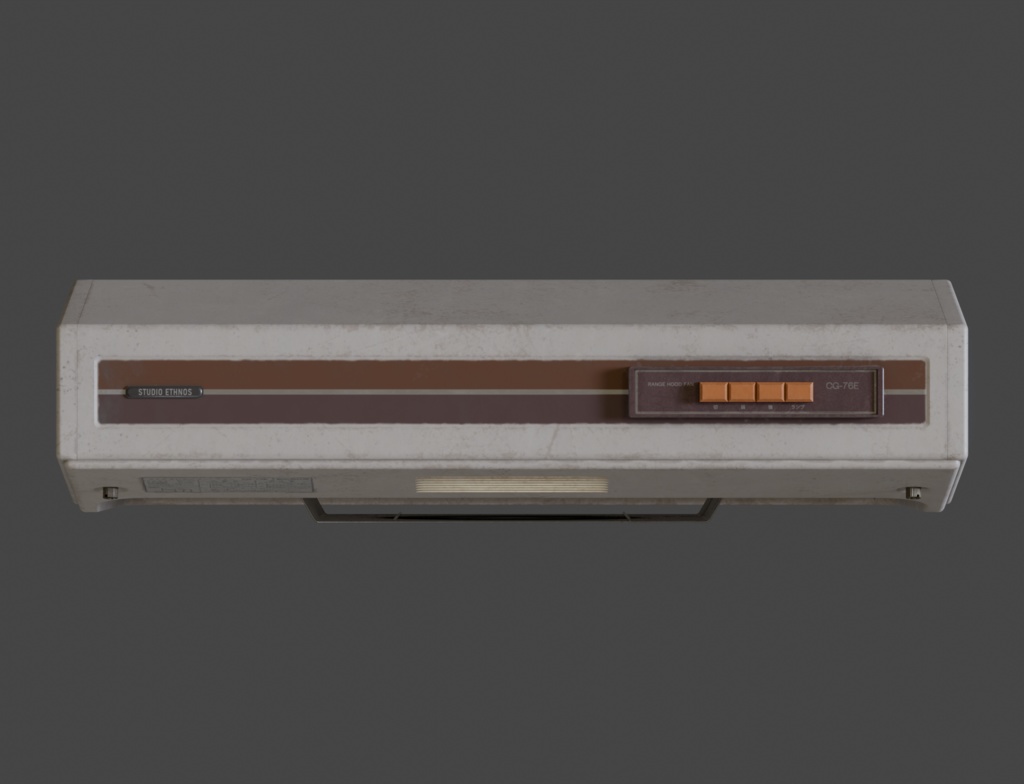 ローポリ_日本製・古いレンジフード