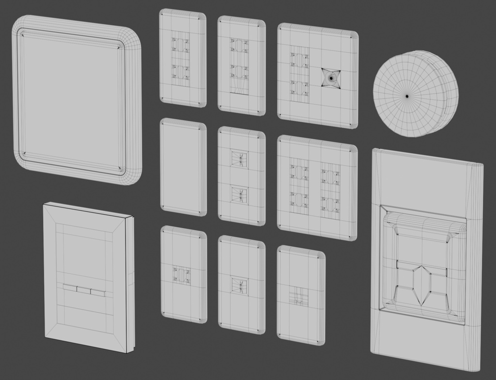 ローポリ_住宅用・壁取付設備機器