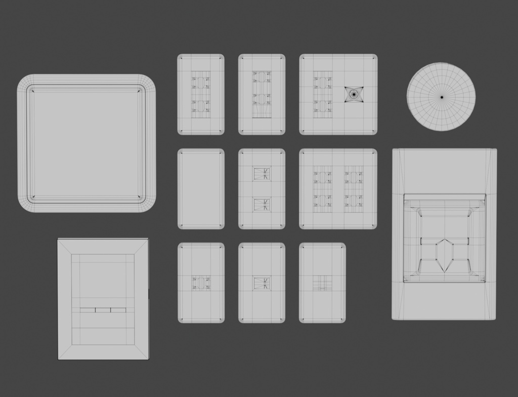 ローポリ_住宅用・壁取付設備機器