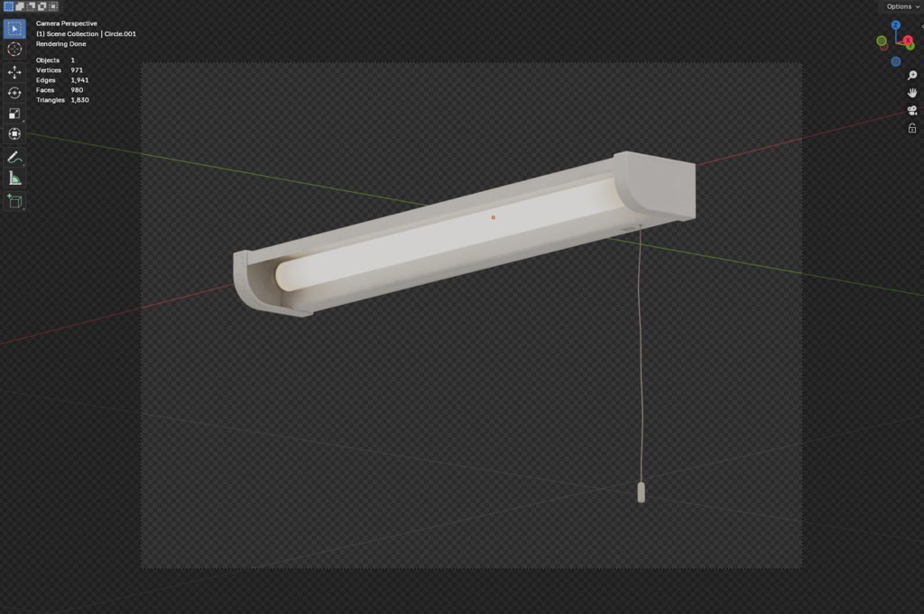ローポリ_古いシステムキッチン