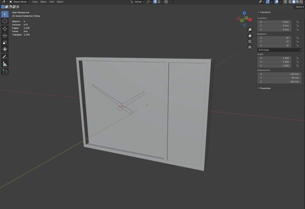 ローポリ_古い壁掛時計