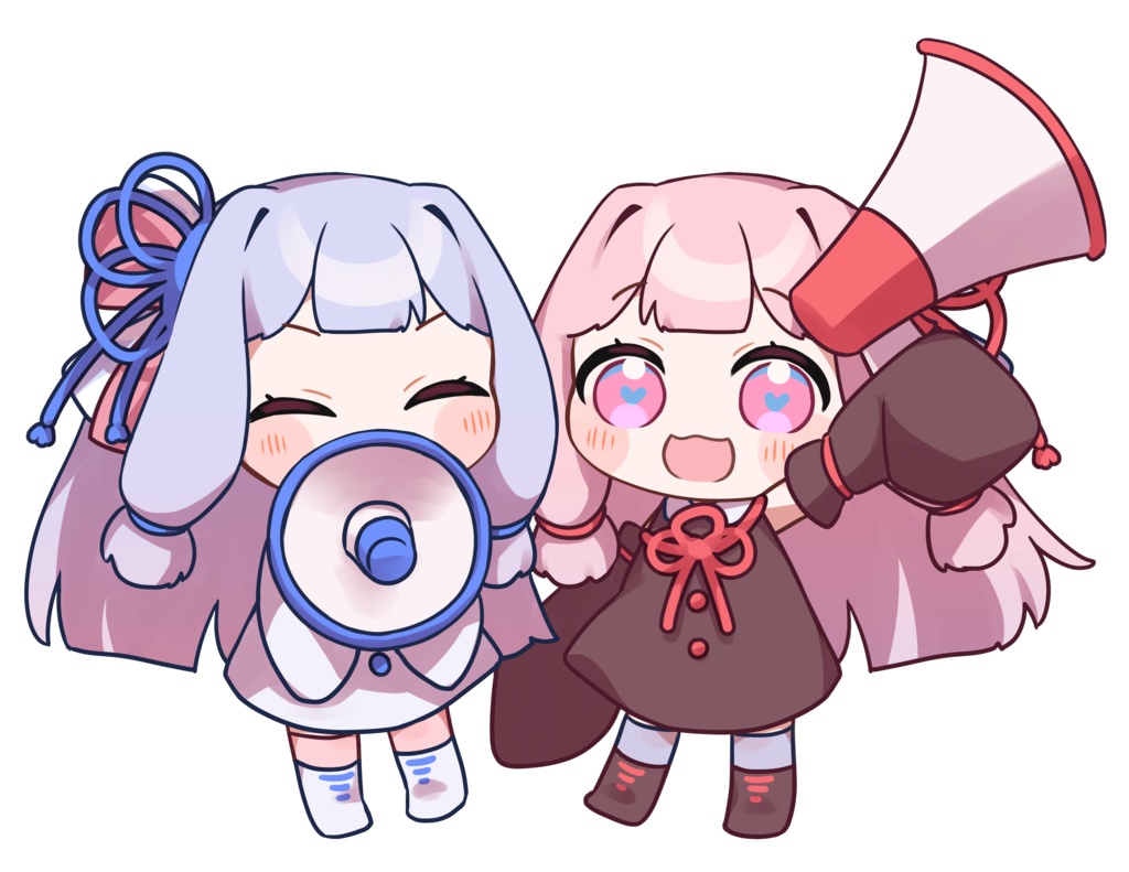 自立型ミニアクリルスタンド - おうえん【琴葉茜】【琴葉葵】