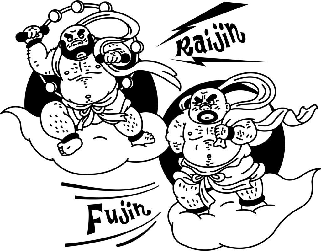 風じん雷じん エコバッグ