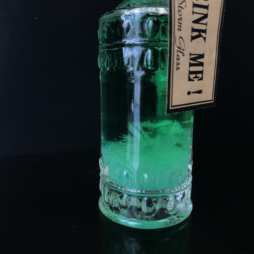 天気管 (「私を飲んで!」ミントグリーン)