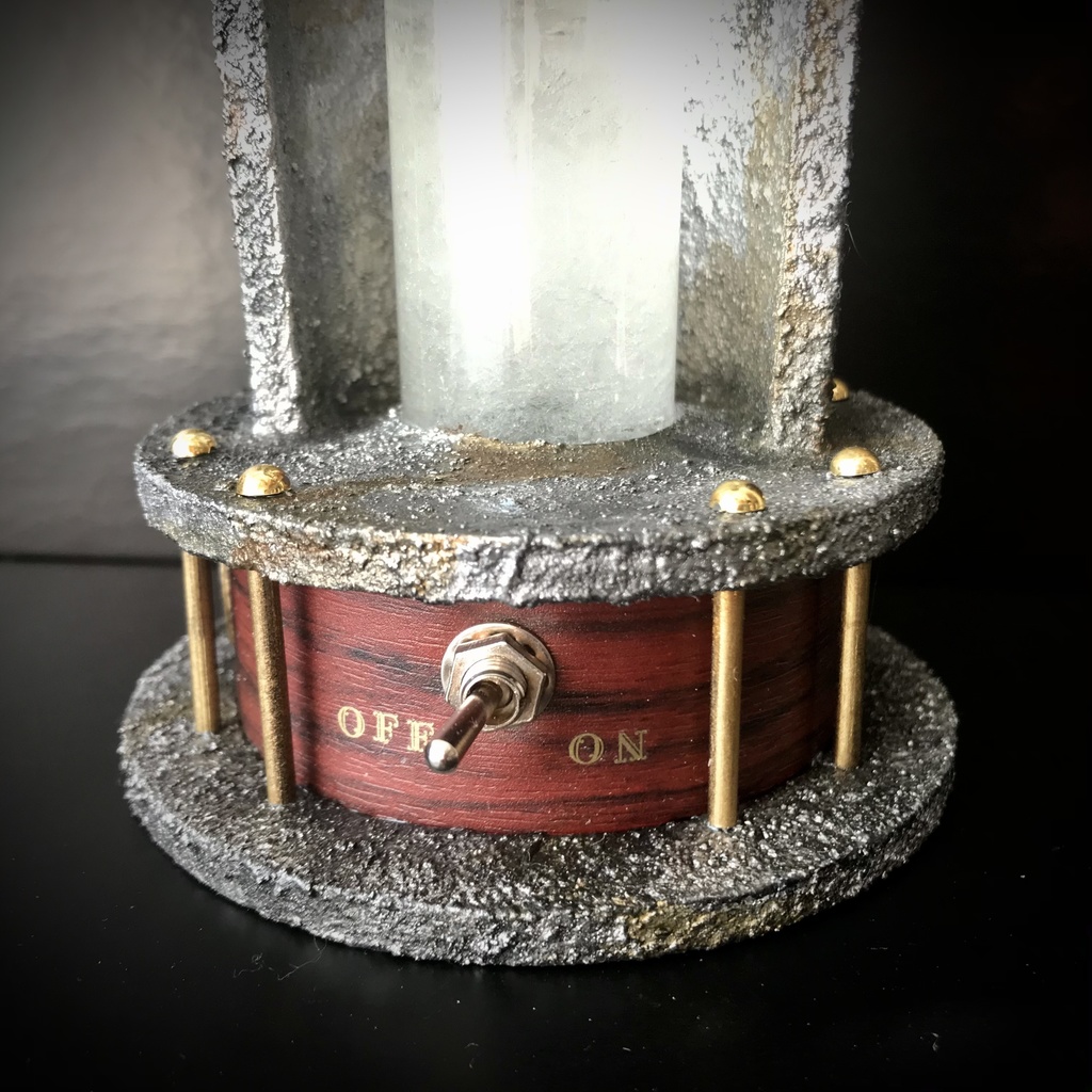 アイアンパイプ天気管ランプ