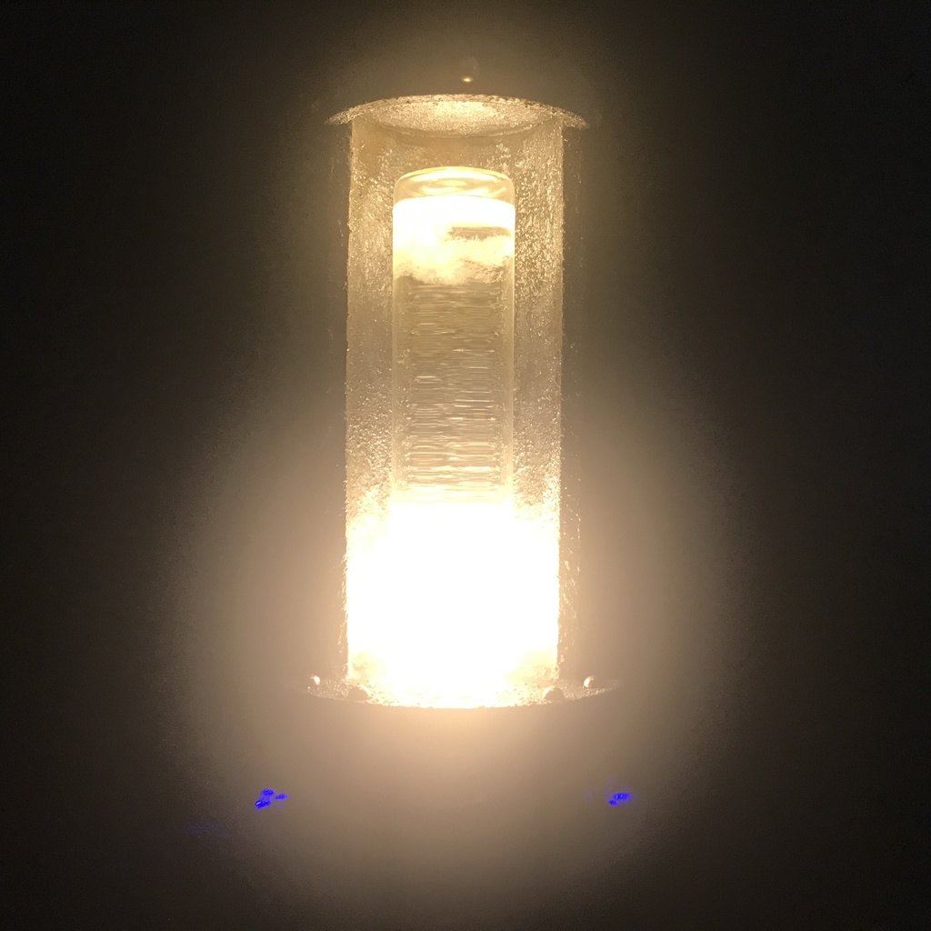 アイアンパイプ天気管ランプ