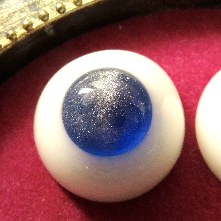 18mmレジンアイ(キャッツアイ サファイア)