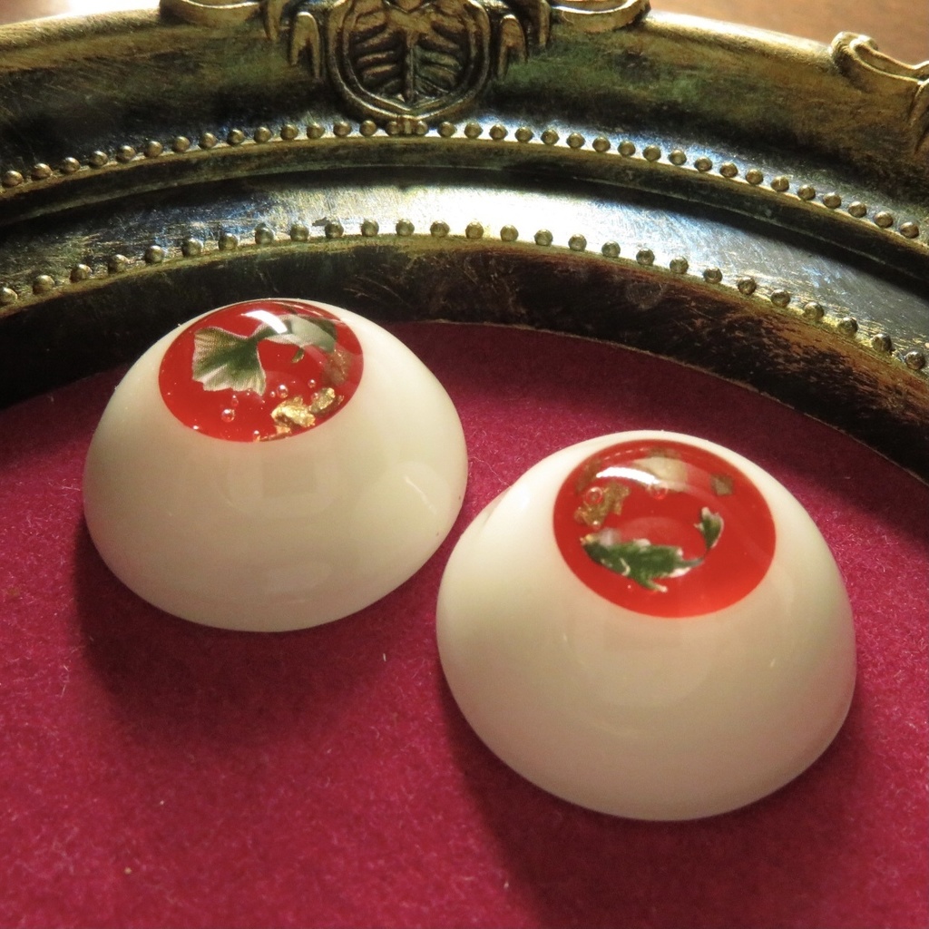 20mmレジンアイ(遊泳金魚 砂金)