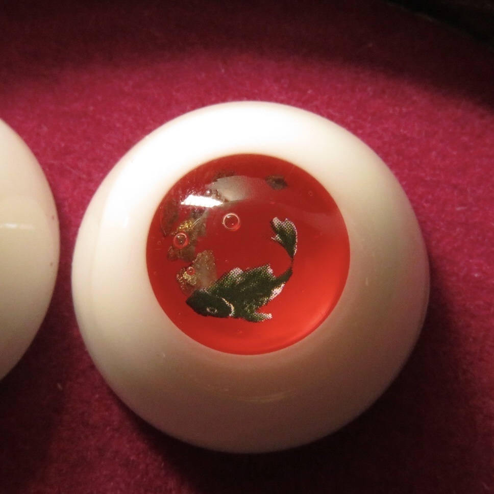 20mmレジンアイ(遊泳金魚 砂金)