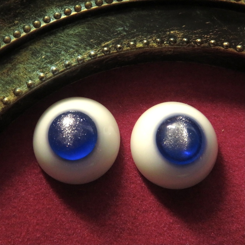 14mmレジンアイ(キャッツアイ サファイア)