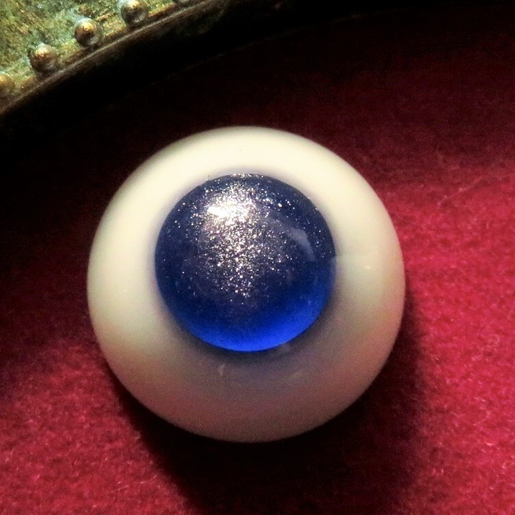14mmレジンアイ(キャッツアイ サファイア)