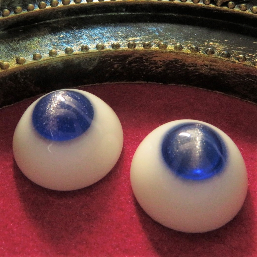 14mmレジンアイ(キャッツアイ サファイア)