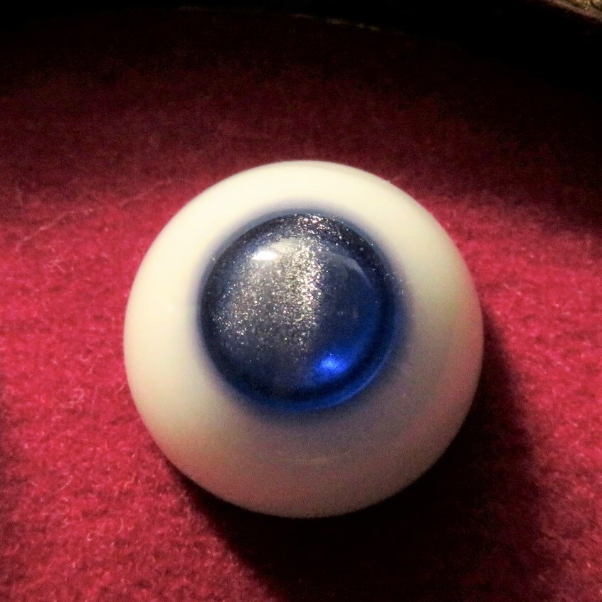 14mmレジンアイ(キャッツアイ サファイア)