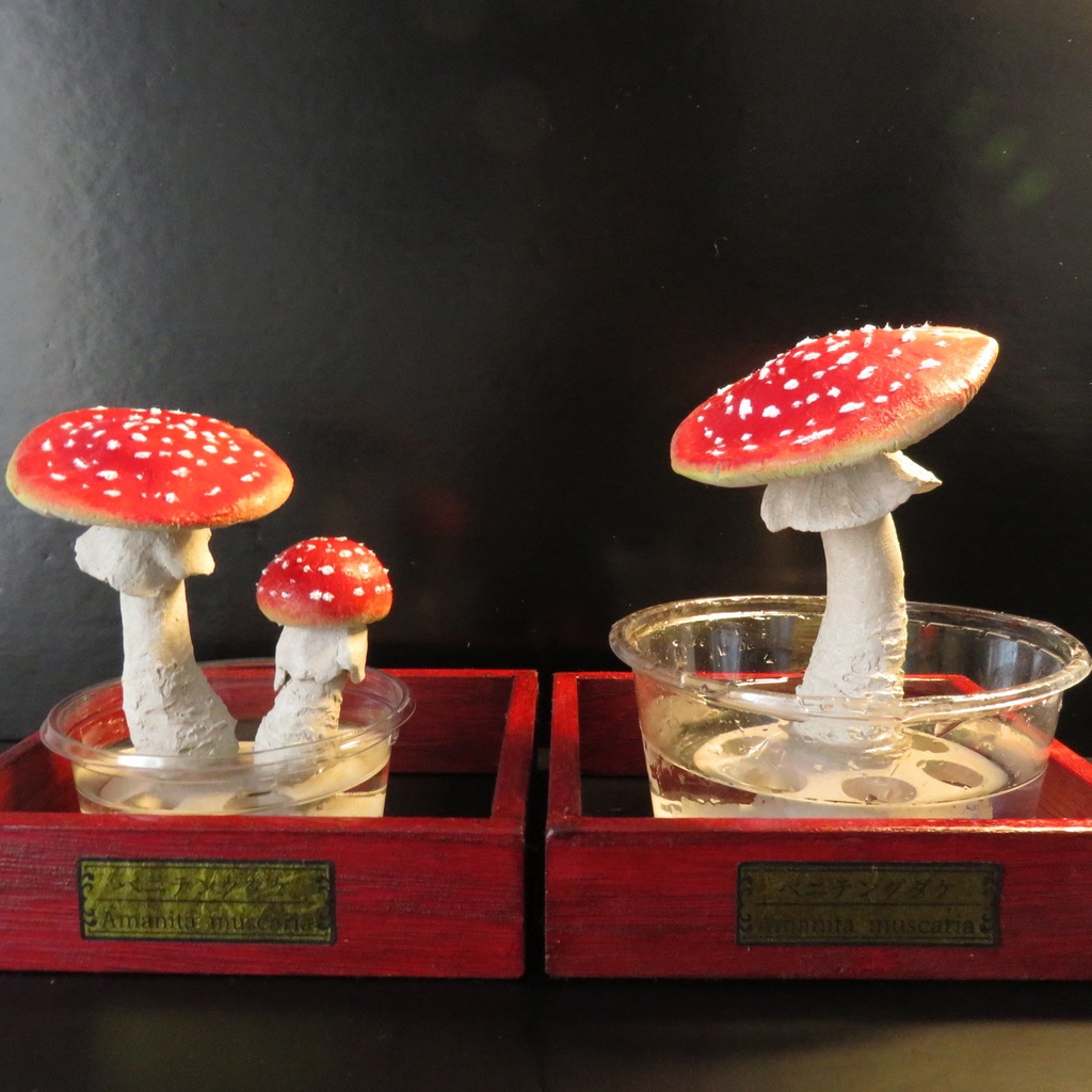 ベニテングダケ加湿器 親子 水浸堂 Booth