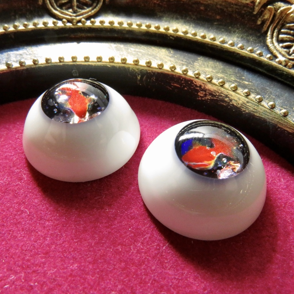 18mmレジンアイ(深水金魚)