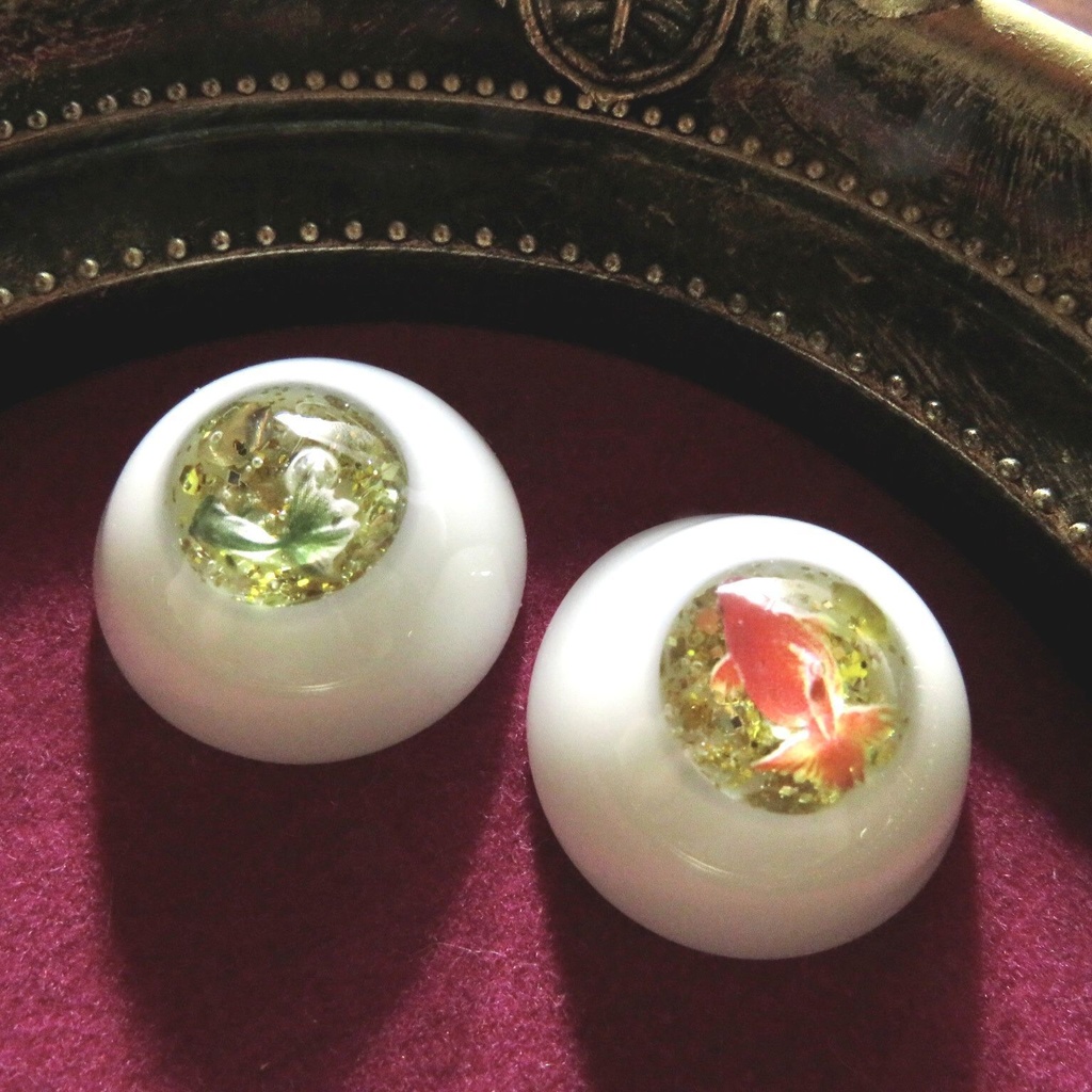 22mmレジンアイ(御神酒金魚)