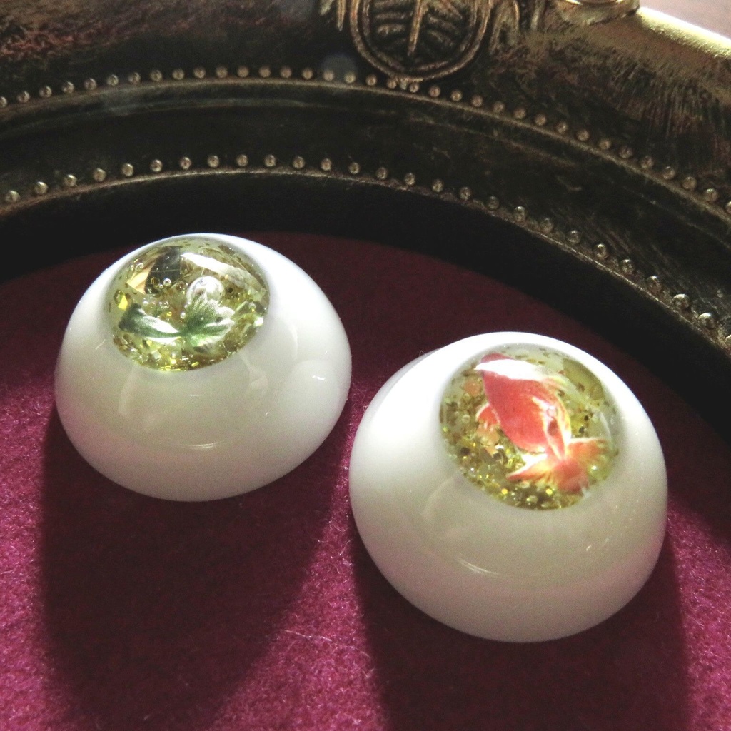 22mmレジンアイ(御神酒金魚)