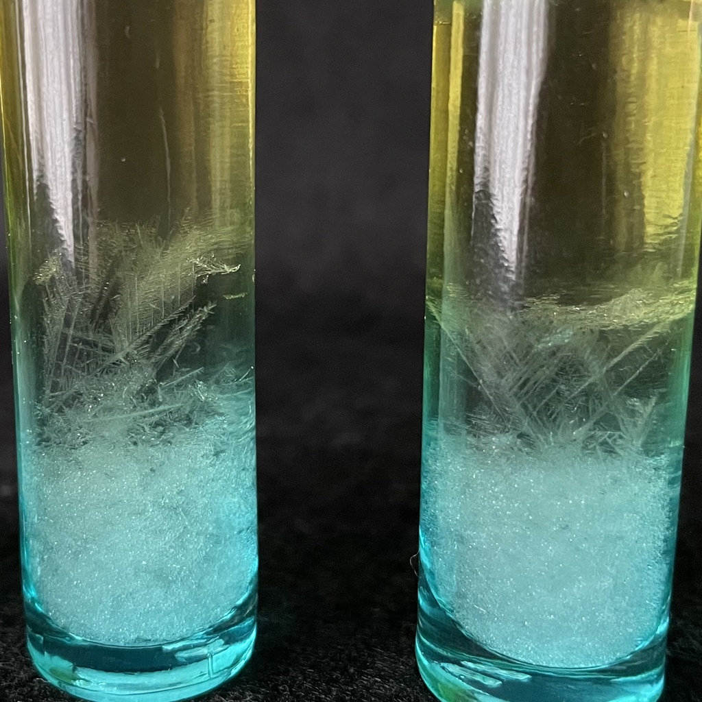 香水瓶天気管(アクアイエロートルマリン)