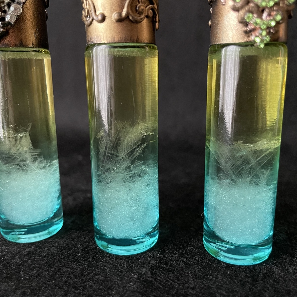 香水瓶天気管(アクアイエロートルマリン)