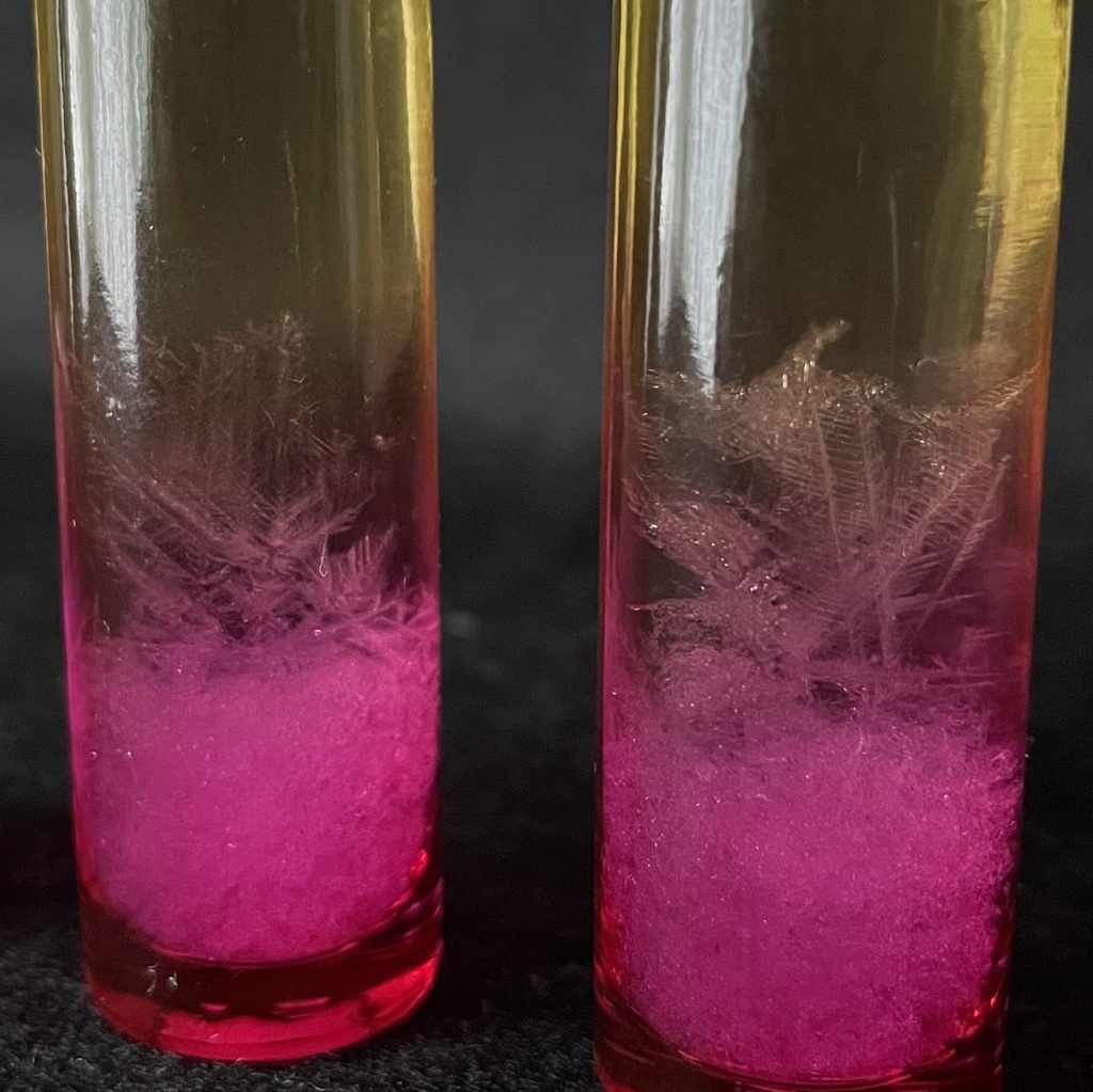 香水瓶天気管(ピンクイエロートルマリン)