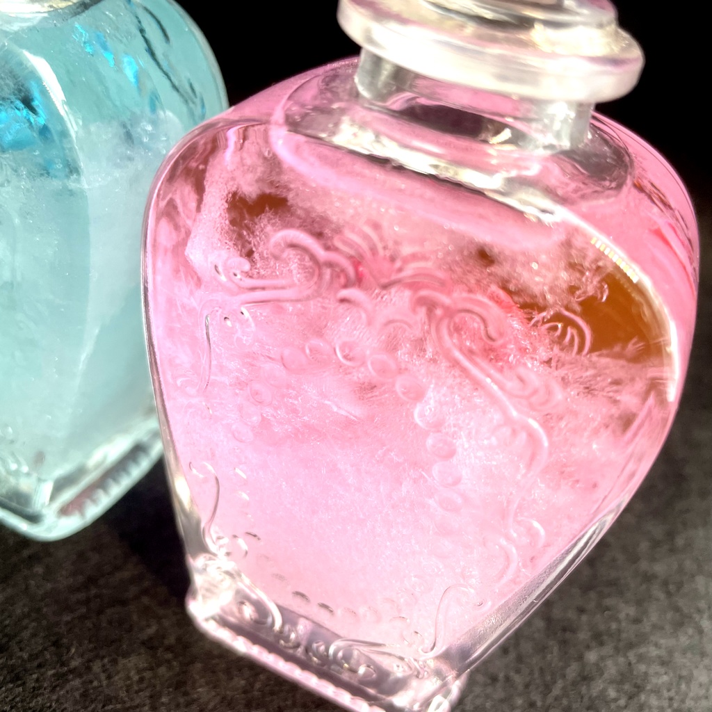 小瓶天気管 ピンク